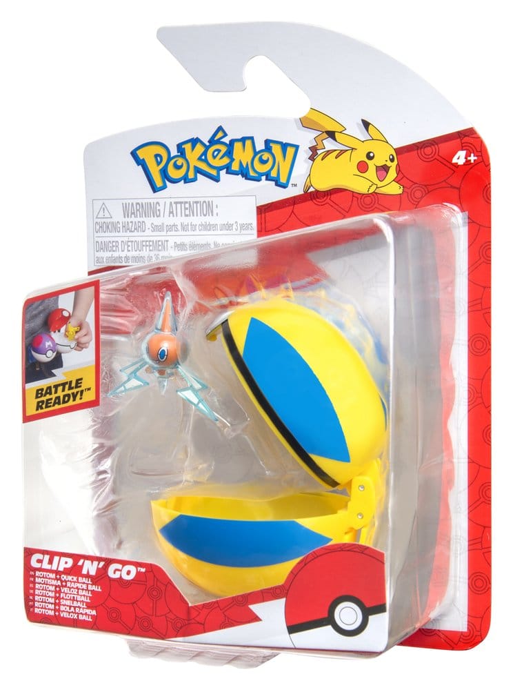 Pokemon Clip 'n' Go Action Figure Wave 21 Rotom & Quick Ball - MangaShop.ro