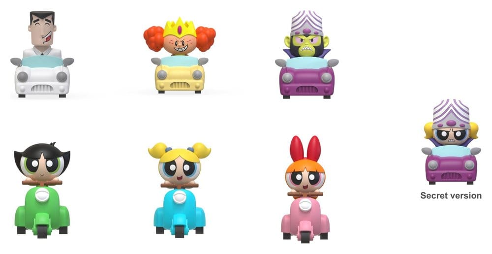 The Powerpuff Girls Pull Back Car Blind Box 5 cm Sortiment (6) - MangaShop.ro
