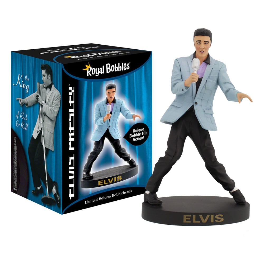 Elvis Presley Bobble-Head Bobblehips '56 Blue - MangaShop.ro