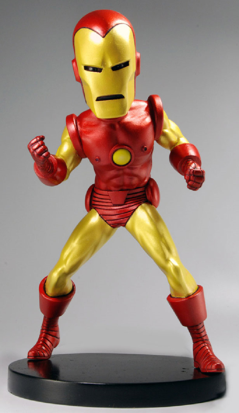 Marvel Classic Extreme Head Knocker Bobble-Head Iron Man 20 cm - MangaShop.ro