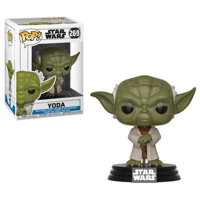Star Wars Clone Wars POP! Vinyl Bobble-Head Yoda 9 cm - MangaShop.ro