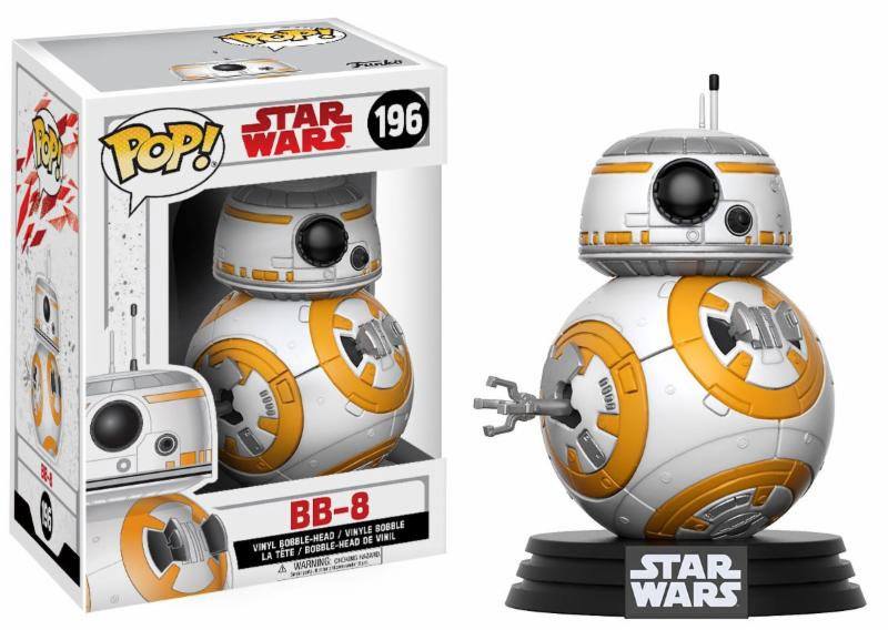 Star Wars Episode VIII POP! Vinyl Bobble-Head BB-8 9 cm - MangaShop.ro