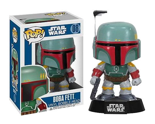 Star Wars POP! Vinyl Bobble-Head Boba Fett 10 cm - MangaShop.ro