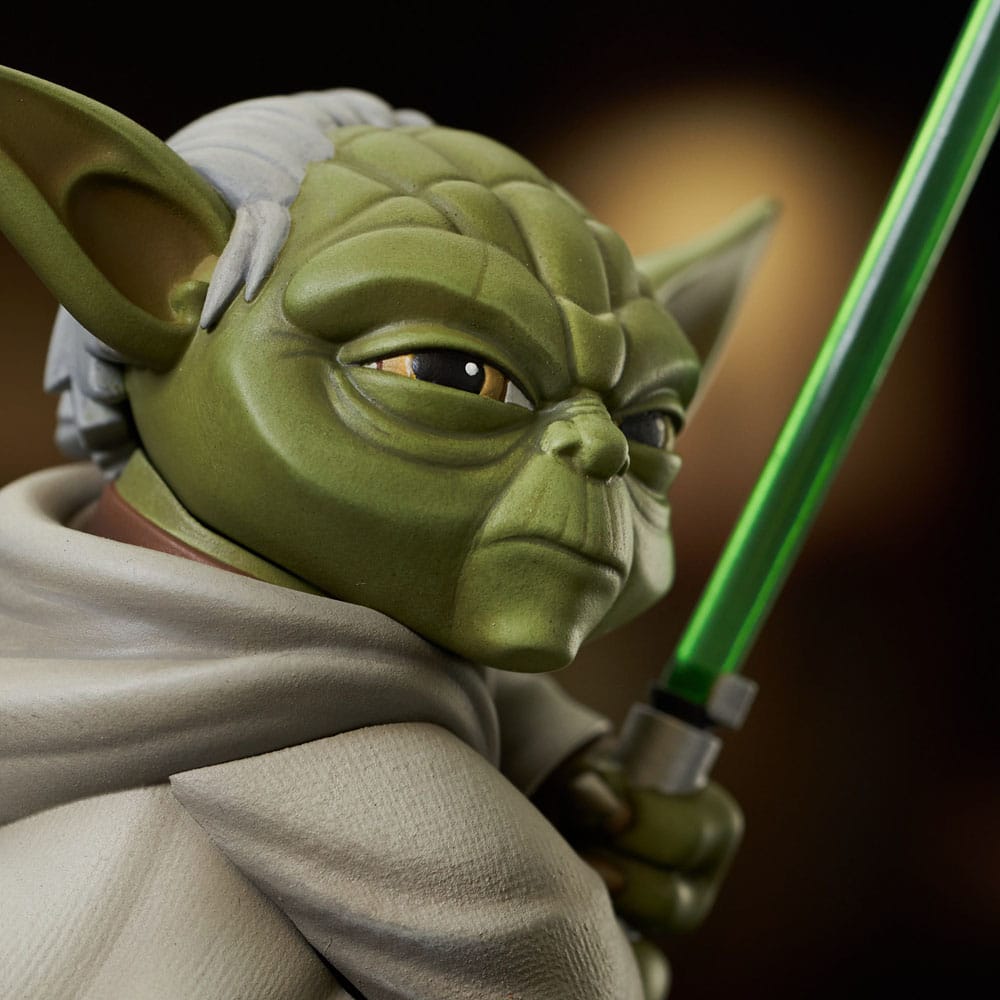 Star Wars The Clone Wars Bust 1/7 Yoda 13 cm - MangaShop.ro