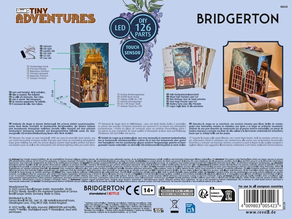 Bridgerton Tiny Adventures Book Nook Mini Diorama The Duke and I 18 cm - MangaShop.ro