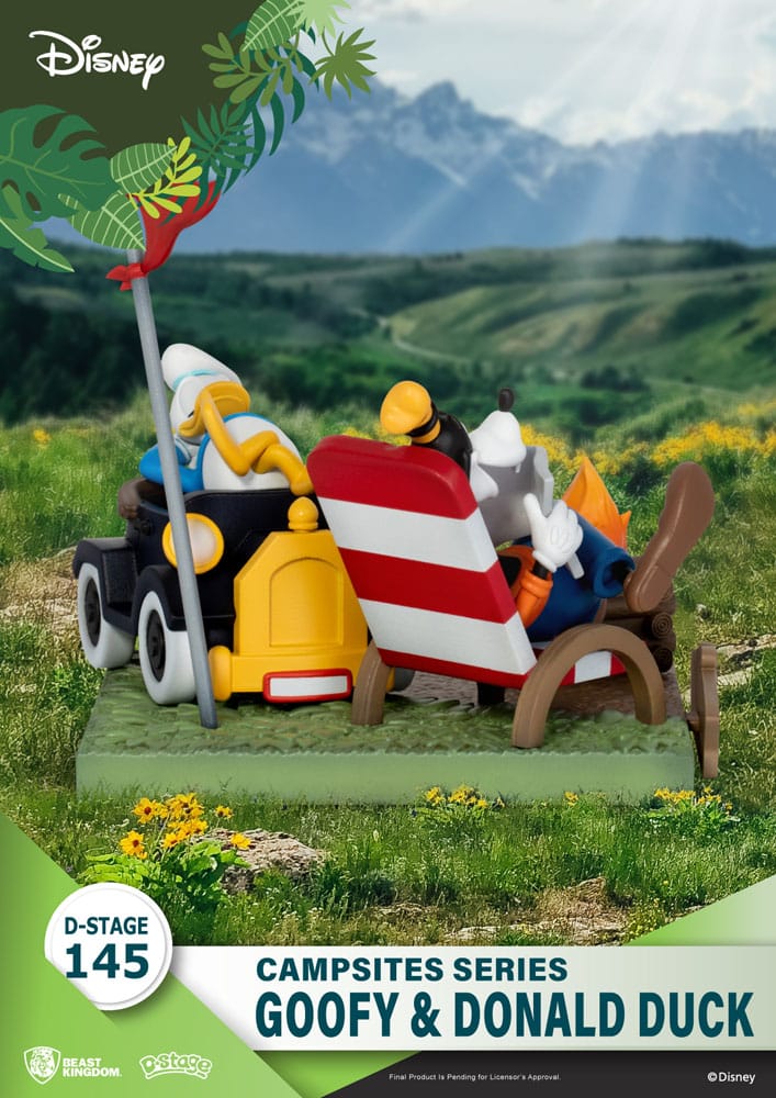 Disney D-Stage Campsite Series PVC Diorama Goofy & Donald Duck 10 cm - MangaShop.ro
