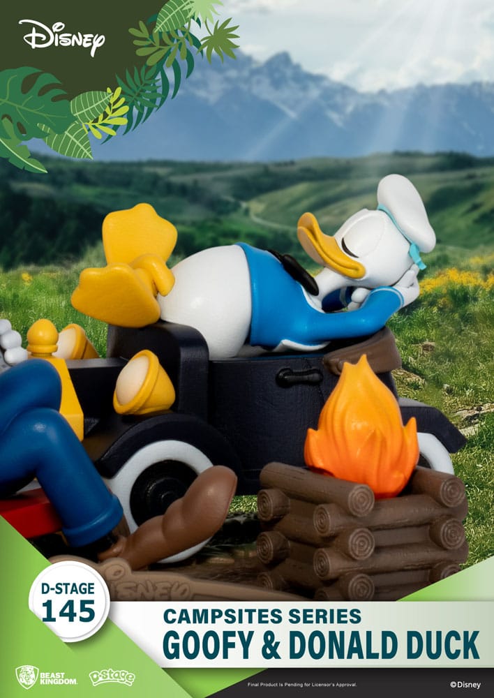 Disney D-Stage Campsite Series PVC Diorama Goofy & Donald Duck 10 cm - MangaShop.ro