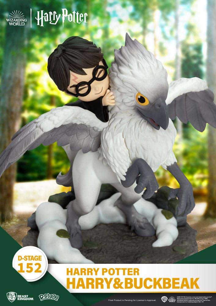 Harry Potter D-Stage PVC Diorama Harry & Buckbeak 16 cm - MangaShop.ro