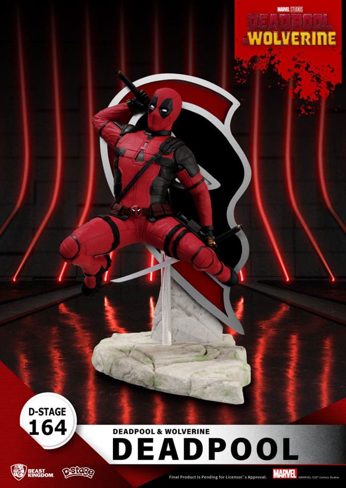 Deadpool 3 D-Stage PVC Diorama Deadpool 16 cm - MangaShop.ro