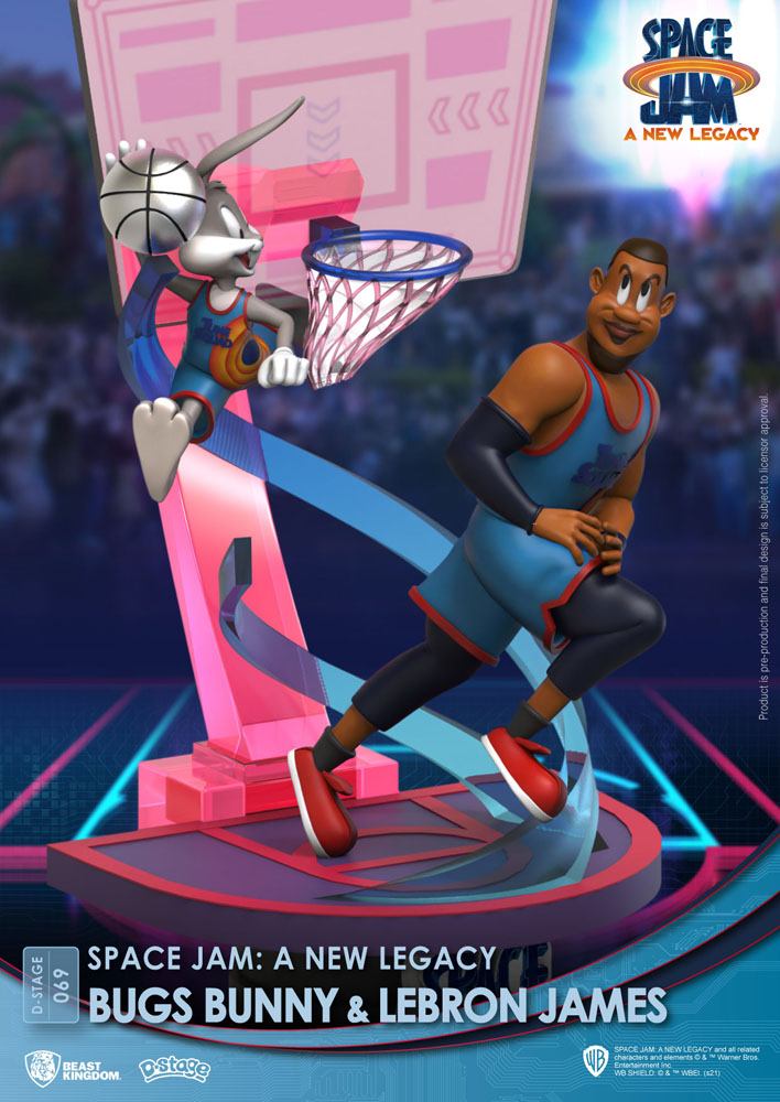 Space Jam: A New Legacy D-Stage PVC Diorama Bugs Bunny & Lebron James New Version 15 cm - MangaShop.ro