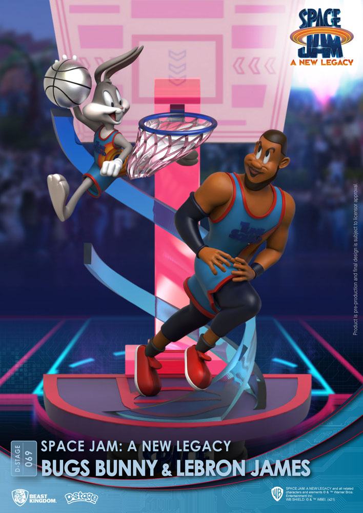 Space Jam: A New Legacy D-Stage PVC Diorama Bugs Bunny & Lebron James New Version 15 cm - MangaShop.ro