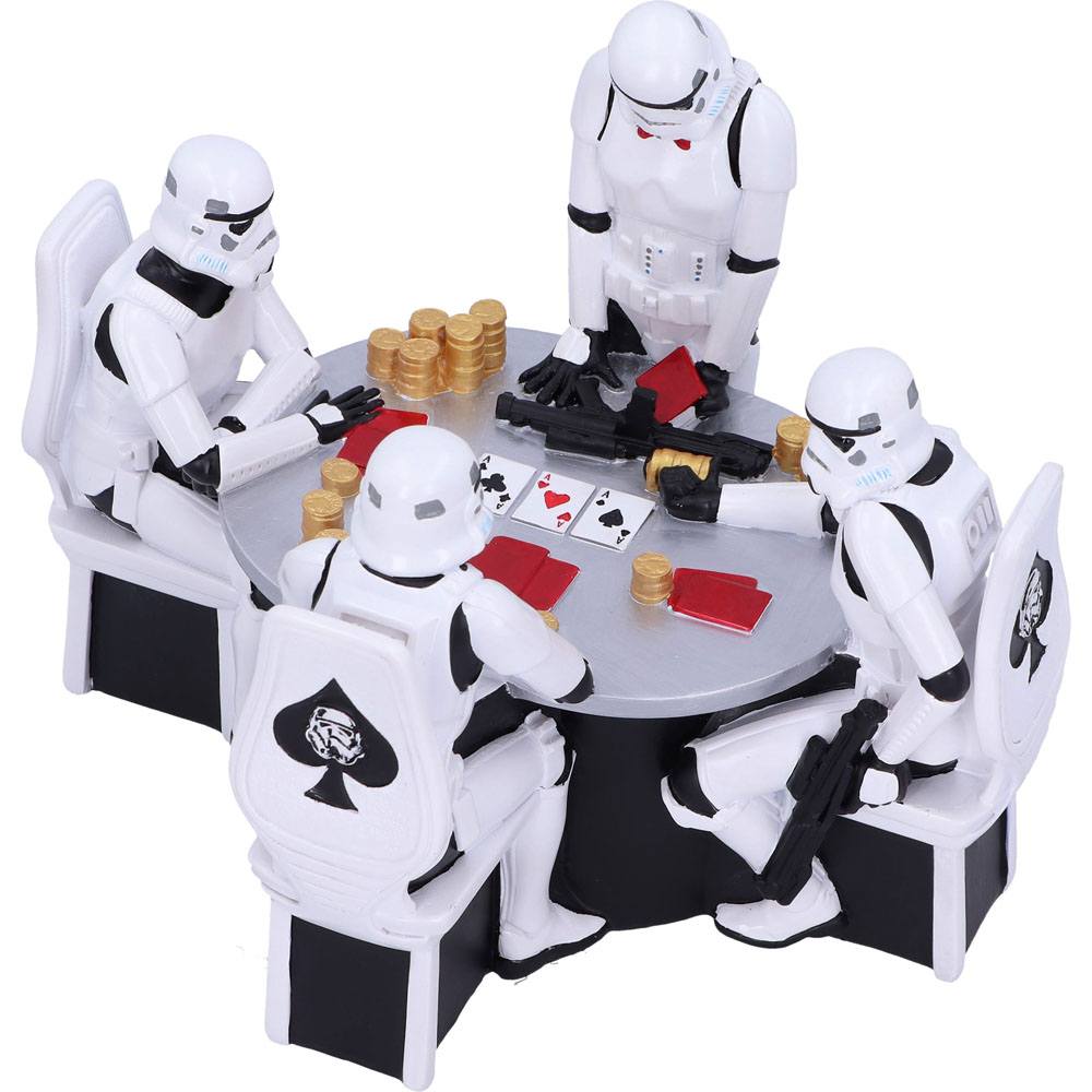 Star Wars Diorama Stormtrooper Poker Face 18 cm - MangaShop.ro