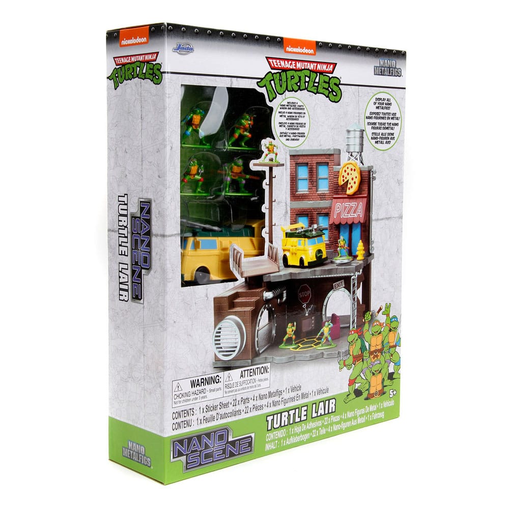 Teenage Mutant Ninja Turtles  Nano Metalfigs Nano Scene - MangaShop.ro