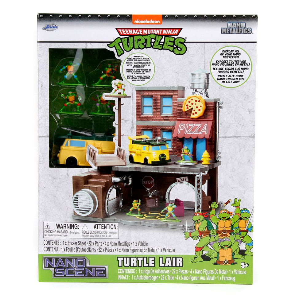 Teenage Mutant Ninja Turtles  Nano Metalfigs Nano Scene - MangaShop.ro