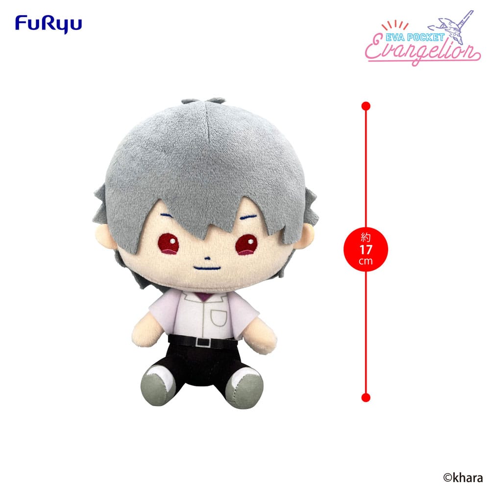 Neon Genesis Evangelion Eva Pocket Plush Figure Kaworu 17 cm - MangaShop.ro