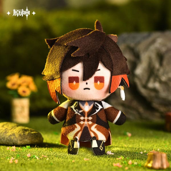 Genshin Impact Genshin Fes 2023 Mini Plush Figure Zhongli 10 cm - MangaShop.ro