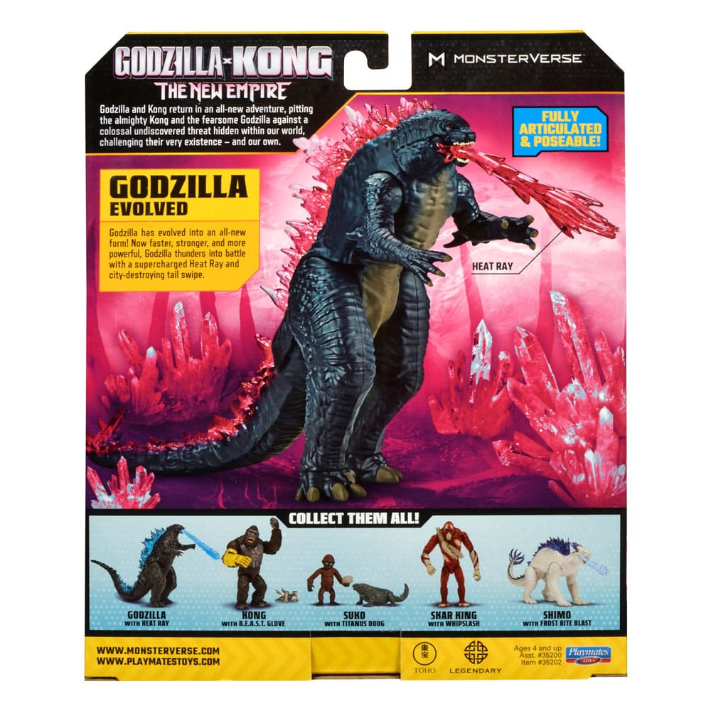 Godzilla x Kong The new Empire Action Figures Basic Figures 15 cm Assortment (8) - MangaShop.ro