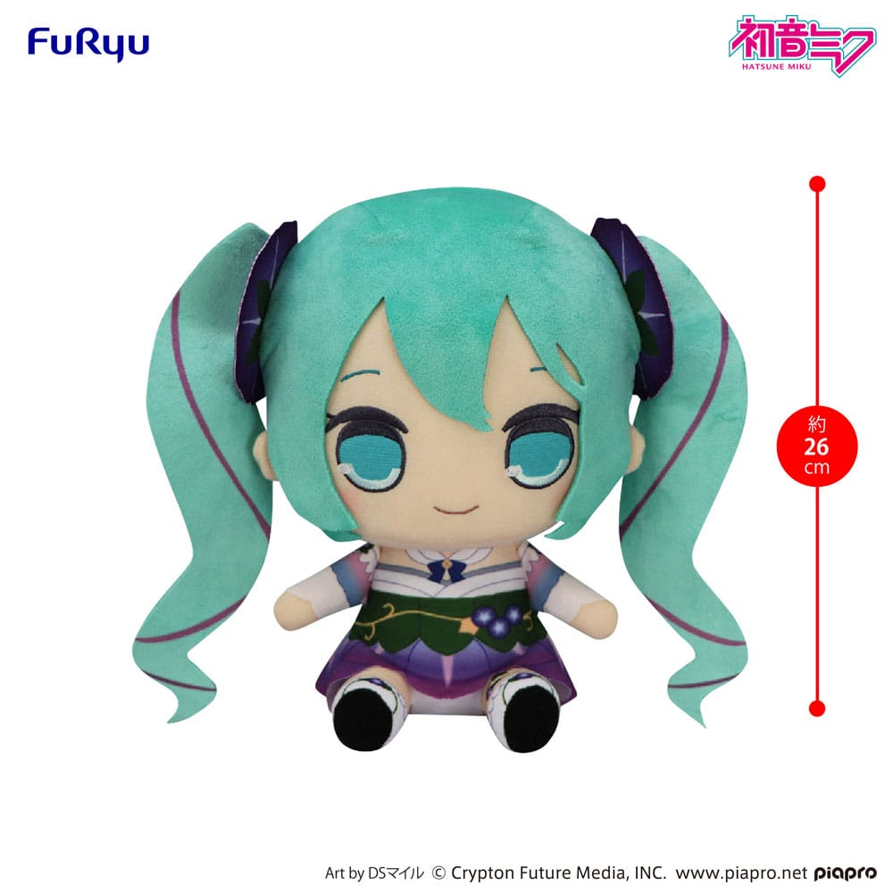 Hatsune Miku Kyurumaru Big Plush Figure Morning Glory 26 cm - MangaShop.ro