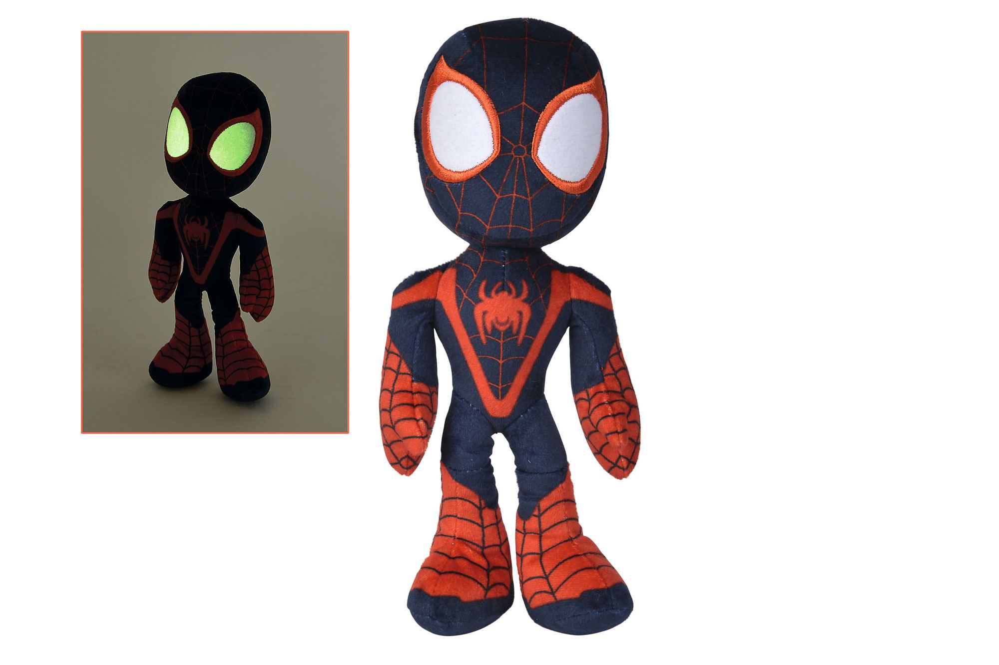 Marvel Plush Figure Glow In The Dark Eyes Miles Morales 25 cm - MangaShop.ro