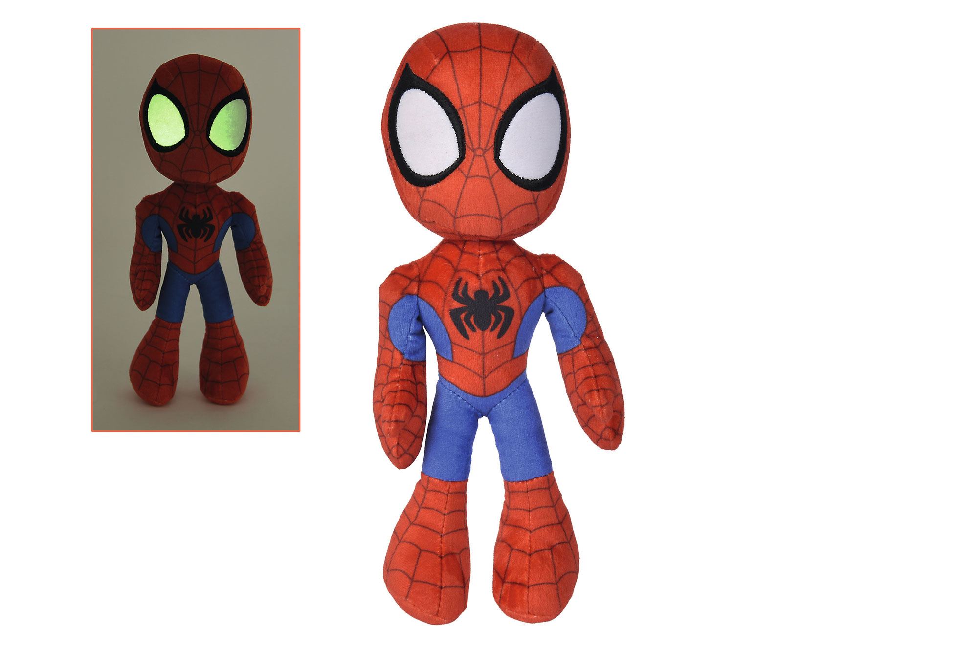 Marvel Plush Figure Glow In The Dark Eyes Spider-Man 25 cm - MangaShop.ro