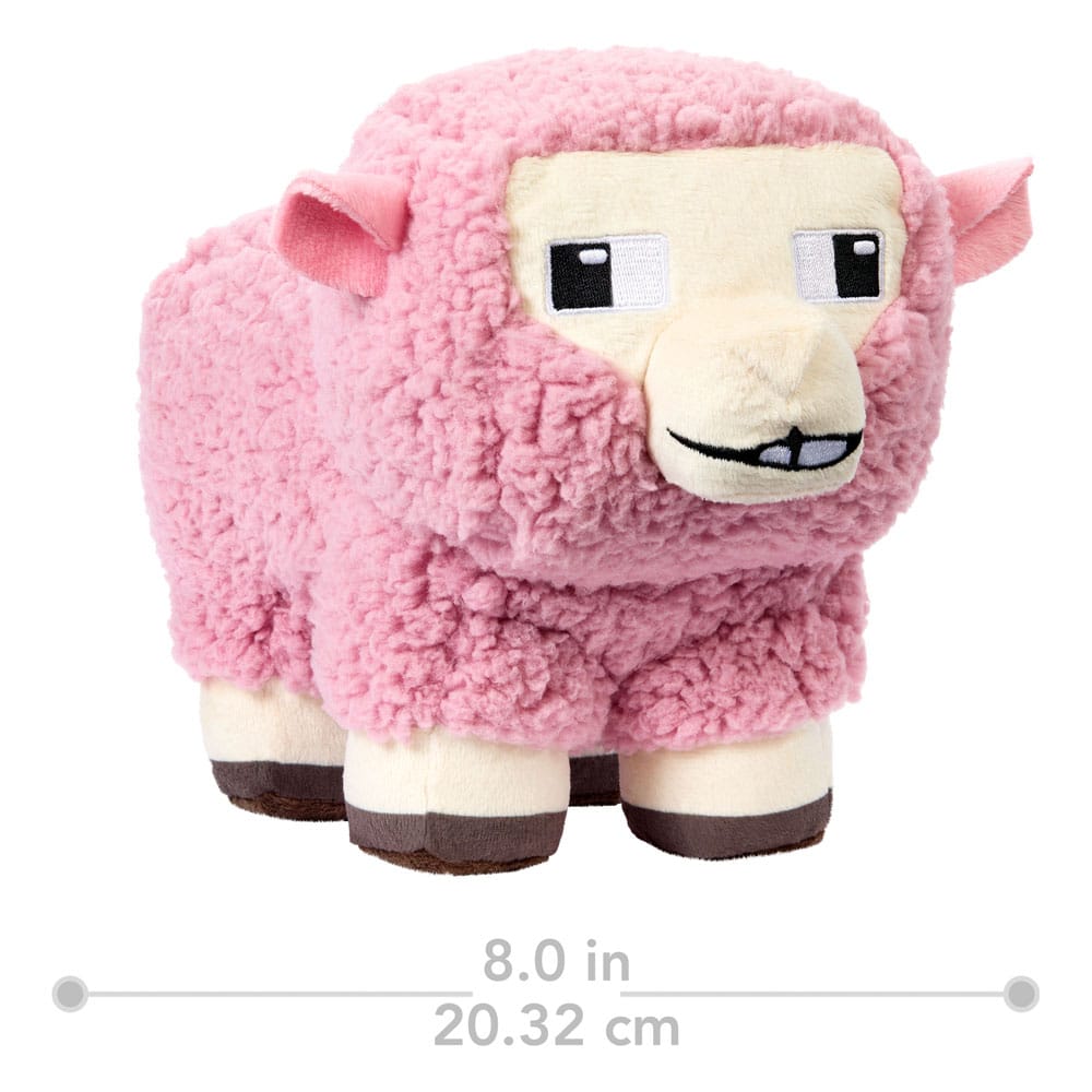 A Minecraft Movie Plush Figure Pink Sheep 20 cm - MangaShop.ro