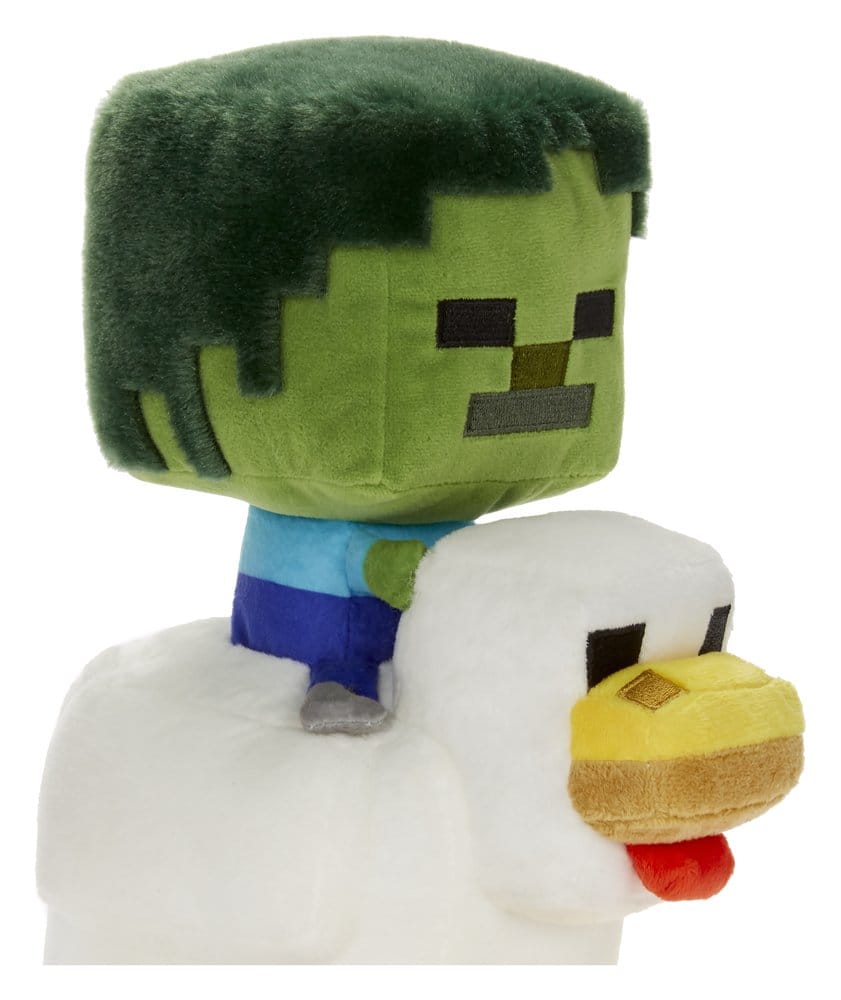 Minecraft Deluxe Plush Figure Chicken Jockey 20 cm - MangaShop.ro