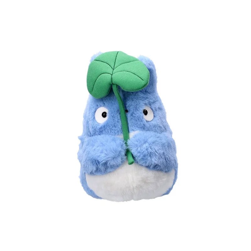 My Neighbor Totoro Nakayoshi Plush Figure Medium Totoro with leaf 20 cm - MangaShop.ro