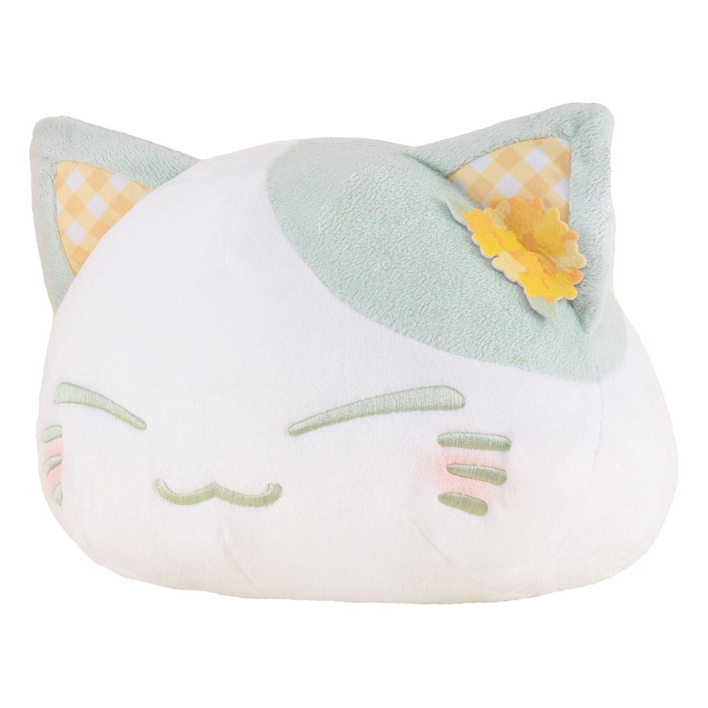 Nemuneko Cat Plush Figure Rape Flower Pattern Ear Decoration Green Color Ver. 30 cm - MangaShop.ro