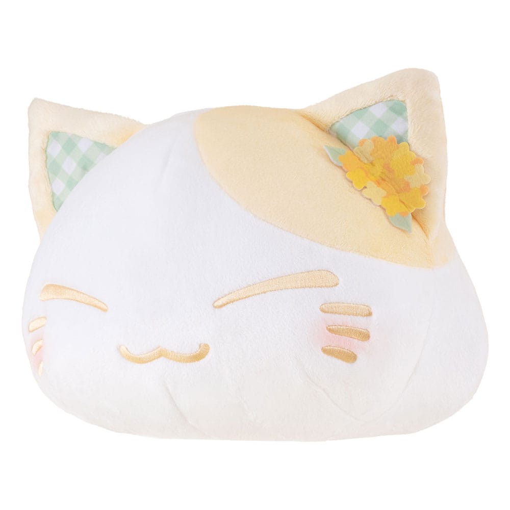 Nemuneko Cat Plush Figure Rape Flower Pattern Ear Decoration Yellow Color Ver. 30 cm - MangaShop.ro