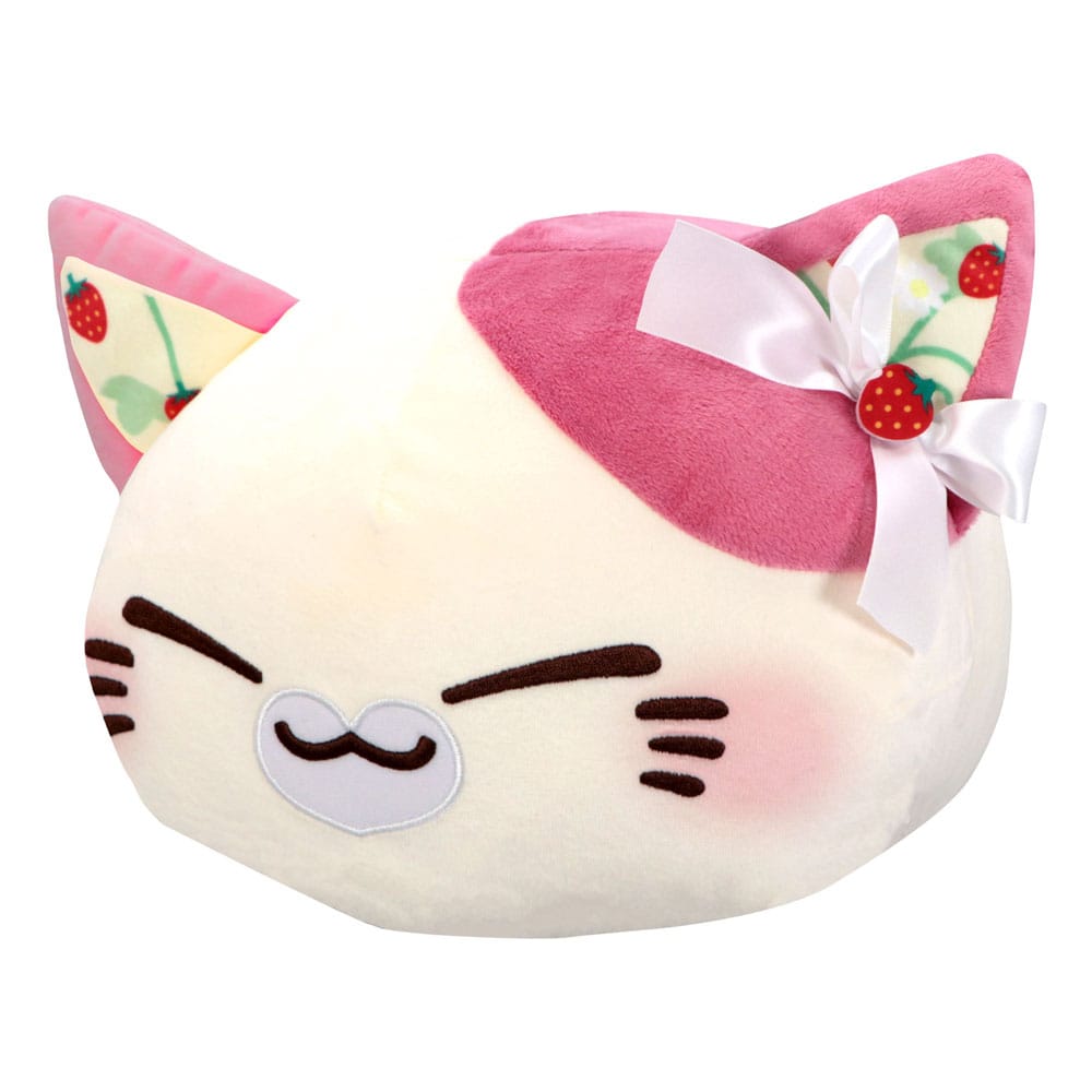 Nemuneko Cat Sweet Big Plush Figure Berry Pink 35 cm - MangaShop.ro
