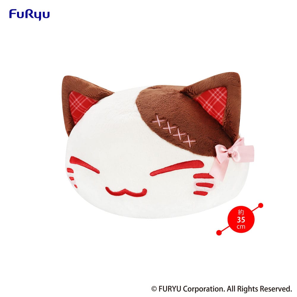 Nemuneko Cat Sweet Big Plush Figure Brown 35 cm - MangaShop.ro