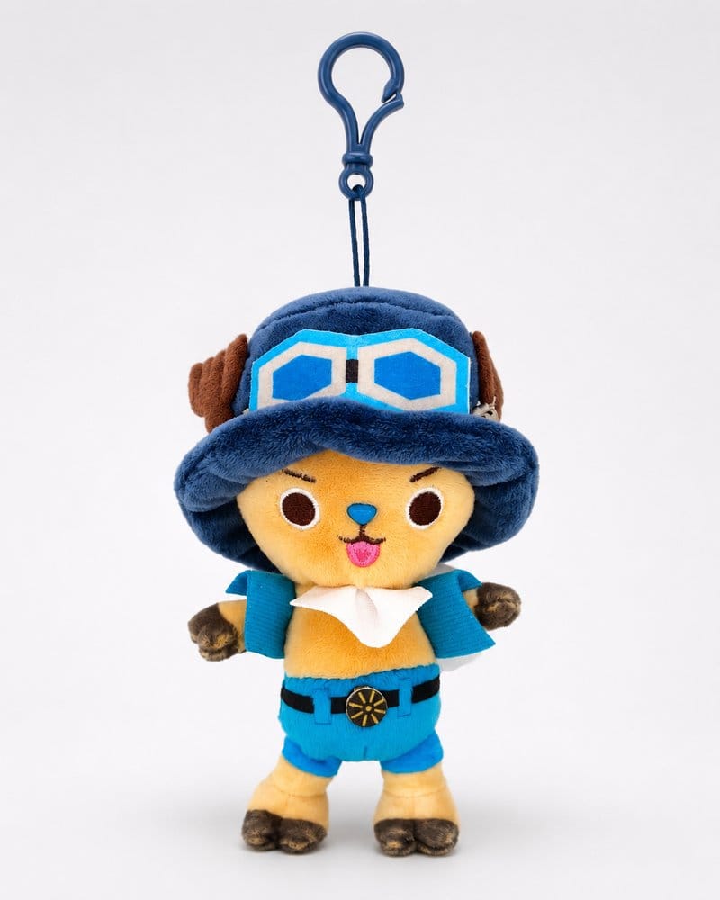 One Piece Plush Keychain Chopper x Sabo 11 cm - MangaShop.ro