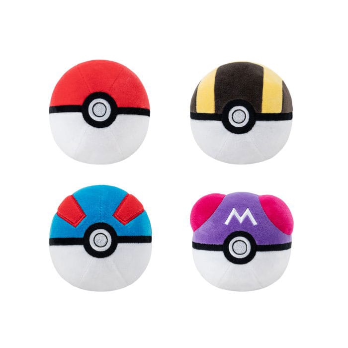 Pokemon Plush Figure Pokeball Version 1 10 cm Assortment (6) - MangaShop.ro