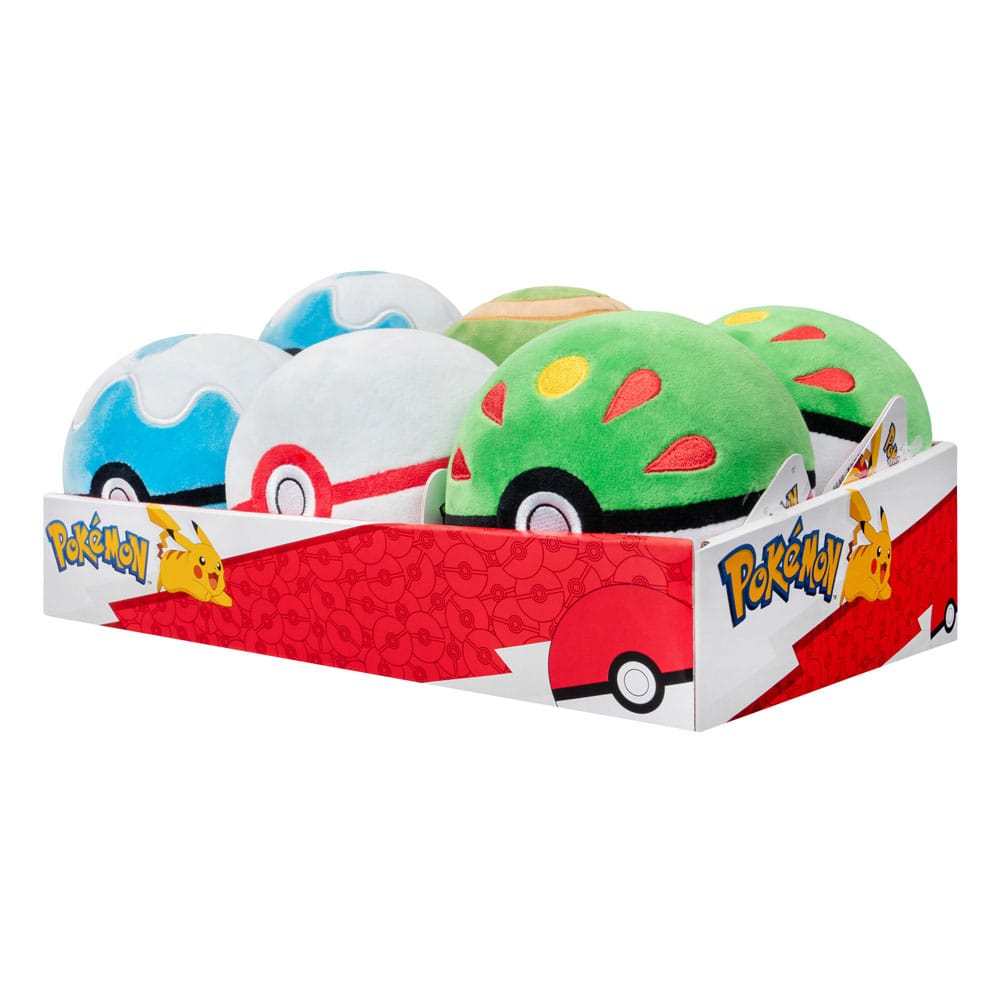 Pokemon Plush Figures Poké Balls 10 cm Assortment (6) - MangaShop.ro
