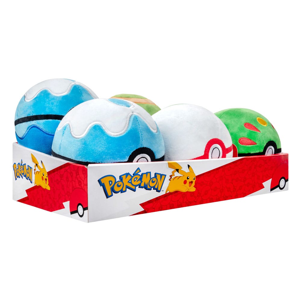 Pokemon Plush Figures Poké Balls 10 cm Assortment (6) - MangaShop.ro