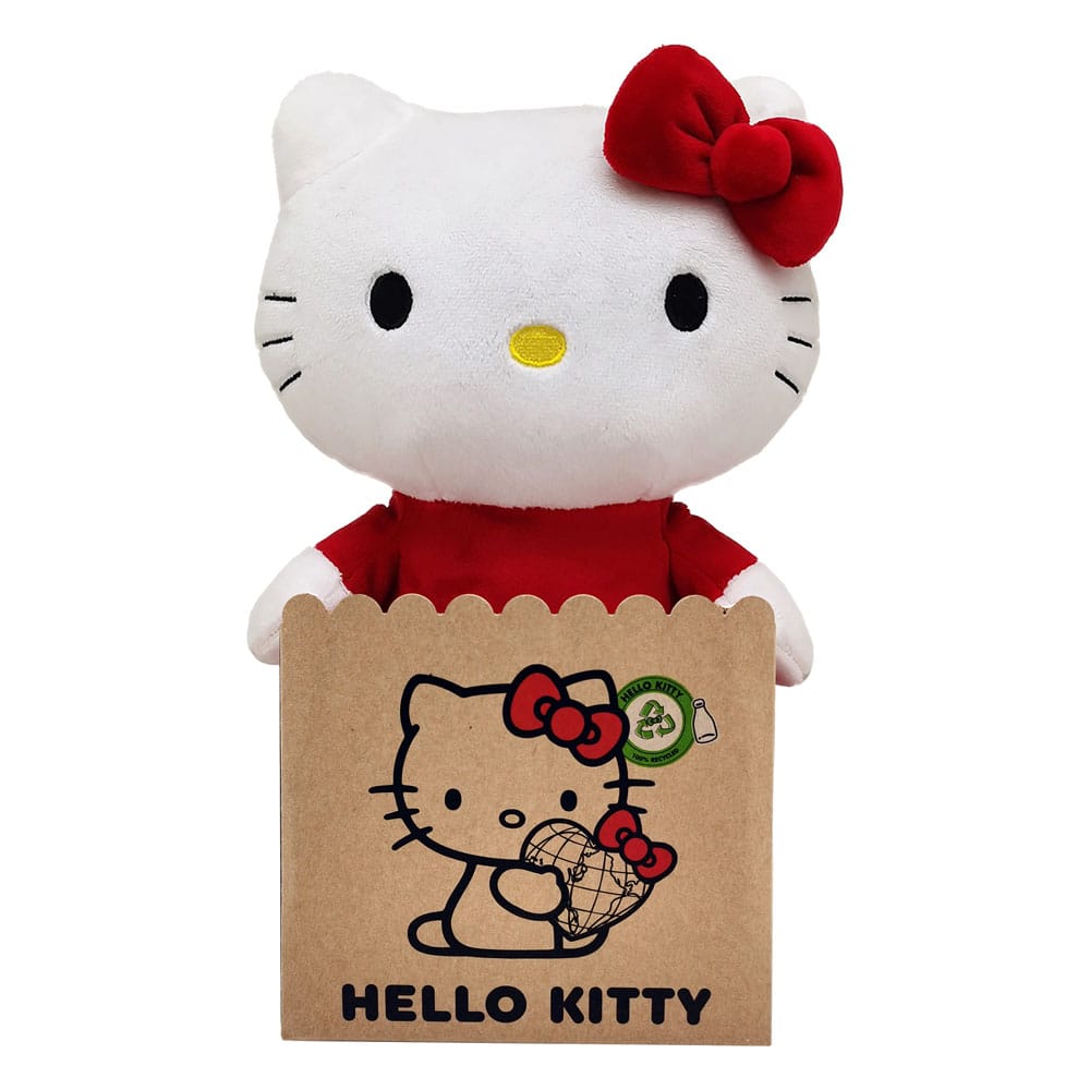 Sanrio Plush Figure Hello Kitty with Red Dress 24 cm - MangaShop.ro