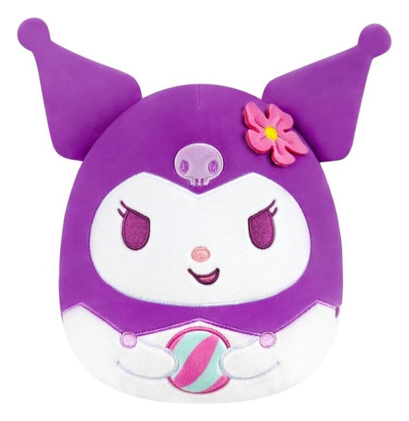 Sanrio Squishmallow Plush Figure Hello Kitty and Friends Seize the Moment Kuromi Beachball 20 cm - MangaShop.ro