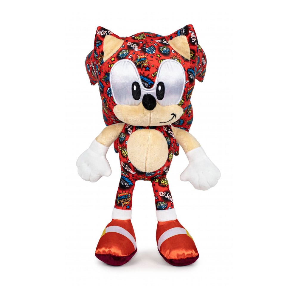 Sonic the Hedgehog Plush Figure Sonic Pop Comic Red 30 cm - MangaShop.ro