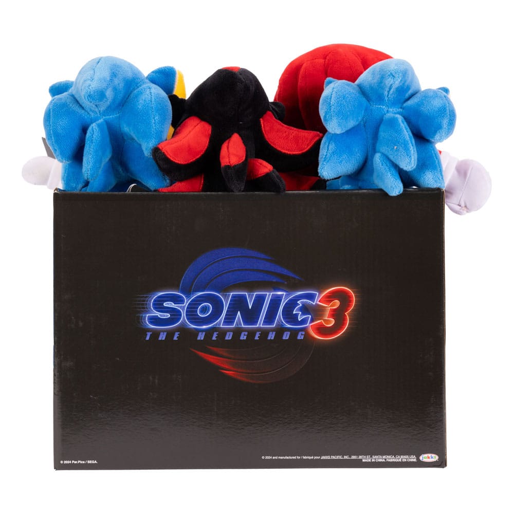 Sonic - The Hedgehog Movie 3 Plush Figures Wave 1 23 cm Assortment (8) - MangaShop.ro