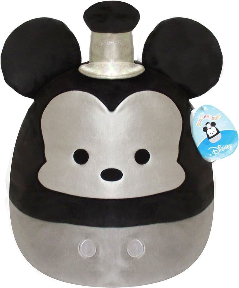 Squishmallows Plush Figure Disney 100 Steam Boat Willie 35 cm - MangaShop.ro