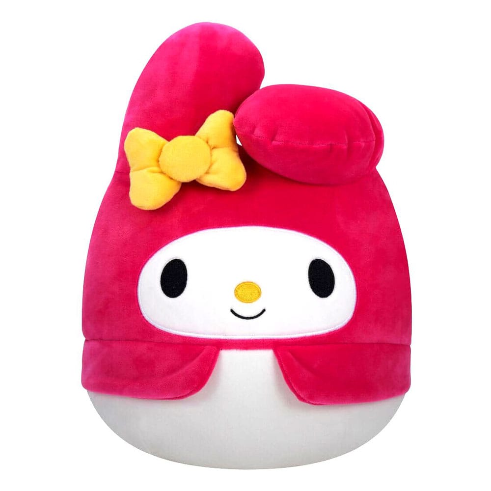 Squishmallows Plush Figure Sanrio Core My Melody Yellow Bow and Pink Suit 25 cm - MangaShop.ro