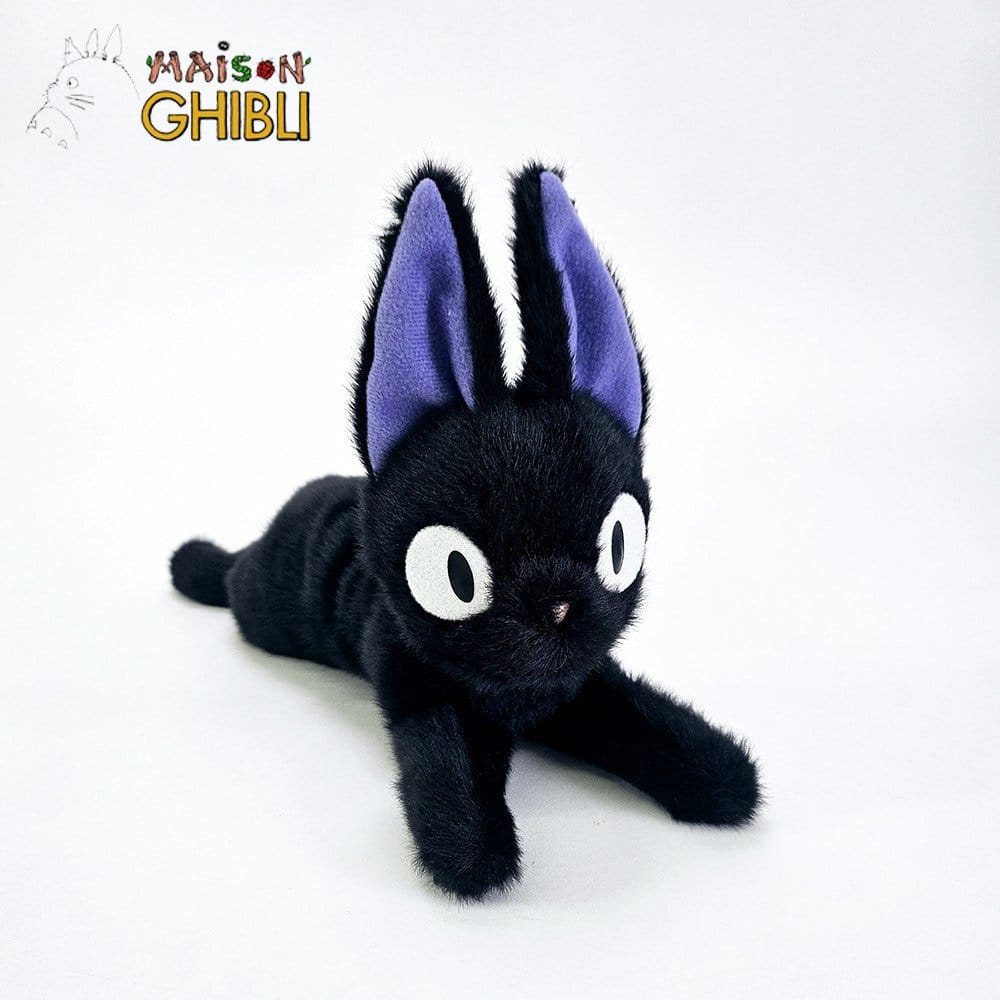 Kiki's Delivery Service Funwari Plush Figure Jiji Laying S 38 cm - MangaShop.ro