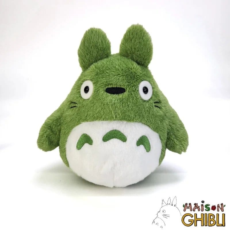 My Neighbor Totoro Fluffy Beanbag Plush Figure Big Totoro Green - MangaShop.ro