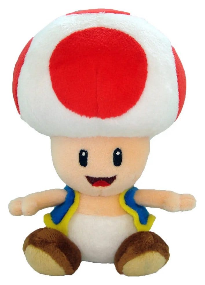 Super Mario Plush Figure Toad 17 cm - MangaShop.ro