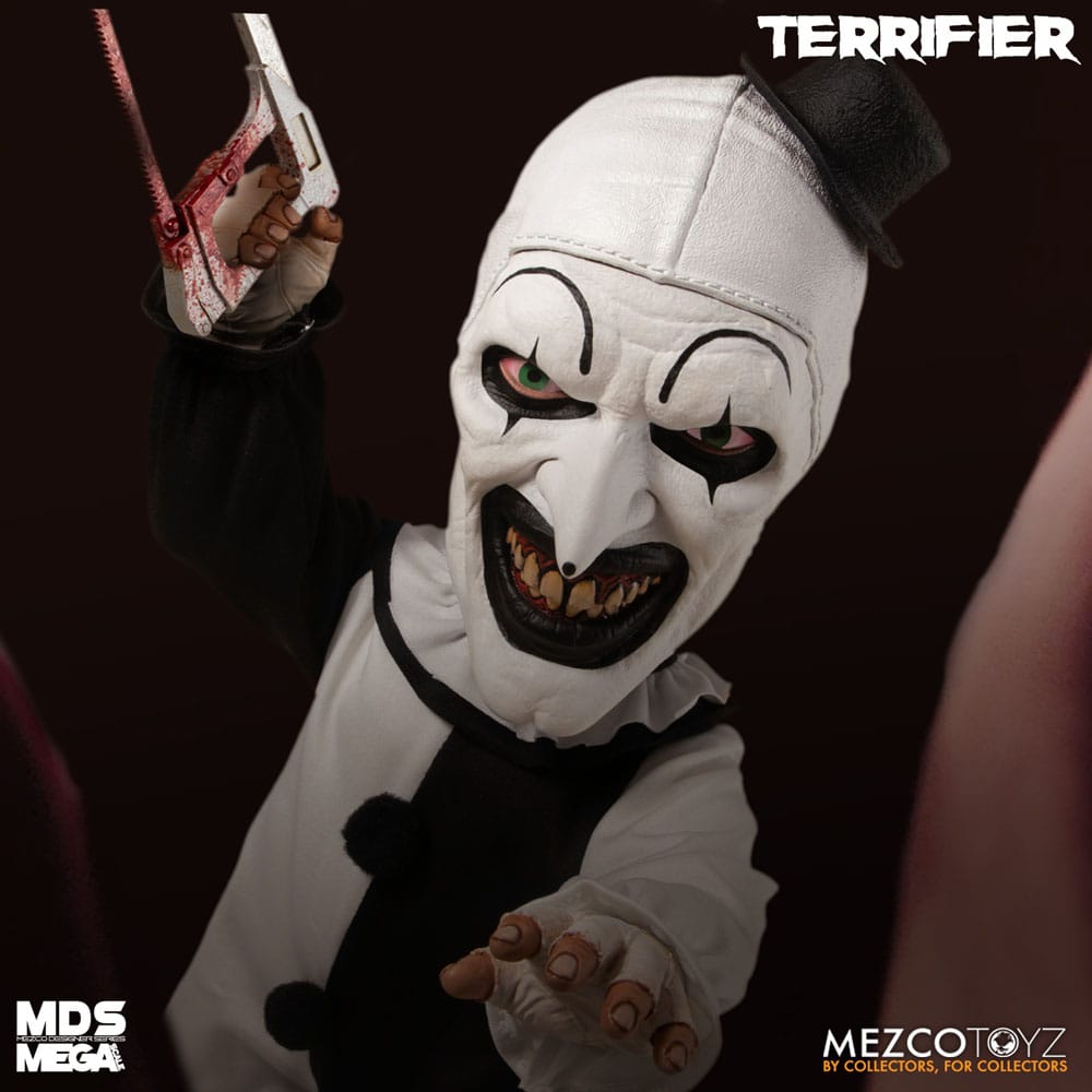 Terrifier MDS Mega Scale Plush Doll Art the Clown with Sound 38 cm - MangaShop.ro
