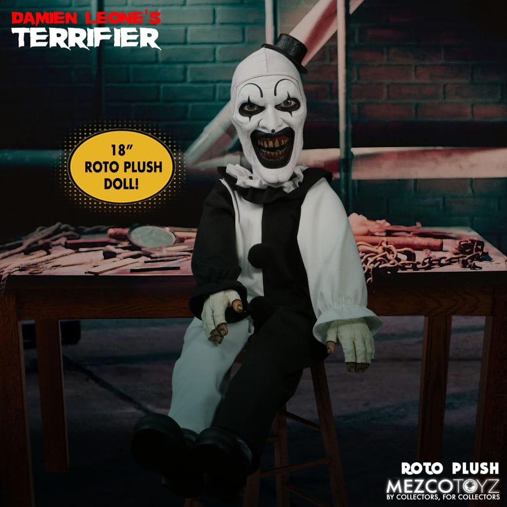 Terrifier Roto Plush Figure Art the Clown 46 cm - MangaShop.ro