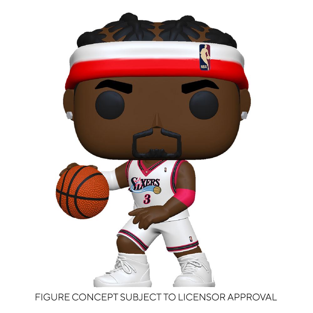 NBA Legends POP! Sports Vinyl Figure Allen Iverson (Sixers Home) 9 cm - MangaShop.ro