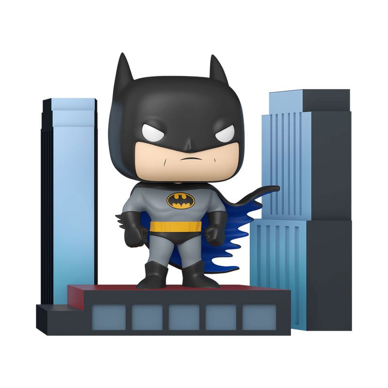 Batman The Animated Series POP! Deluxe Vinyl Figure Batman on Rooftop 9 cm - MangaShop.ro