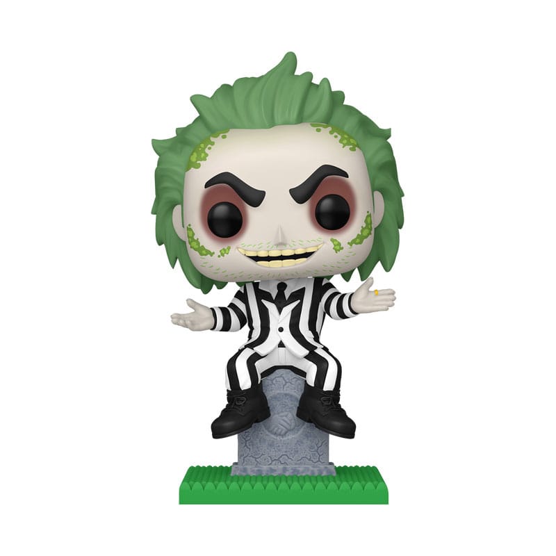 Beetlejuice POP! Plus Movies Vinyl Figure Beetlejuice w/tombstone 9 cm - MangaShop.ro