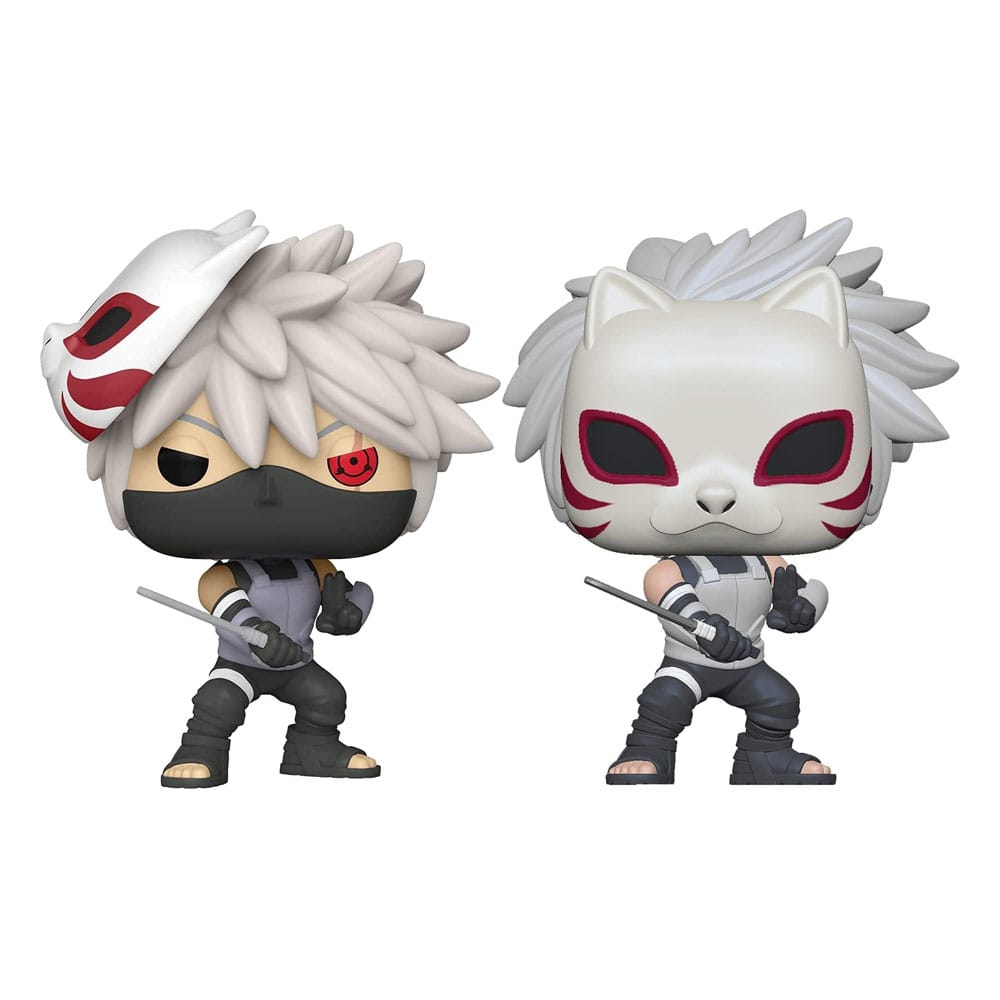 Naruto POP! Animation Vinyl Figures AnbuKakashi W/Chase 9 cm Assortment (6) - MangaShop.ro
